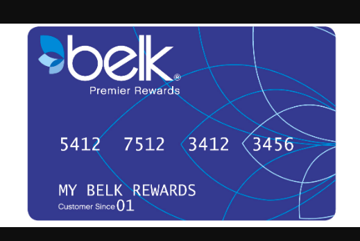 belk credit card