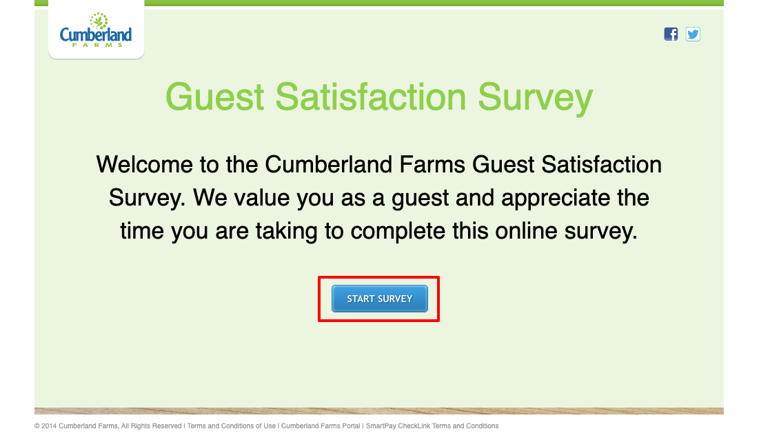 Cumberland Farms Gift Card Survey