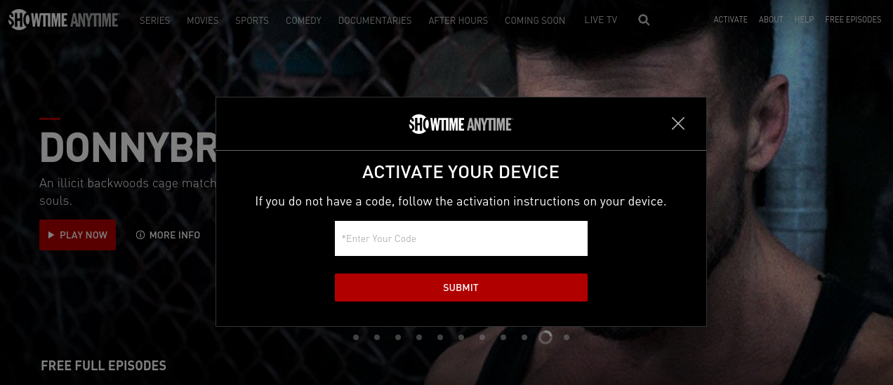 activate showtime anytime directv