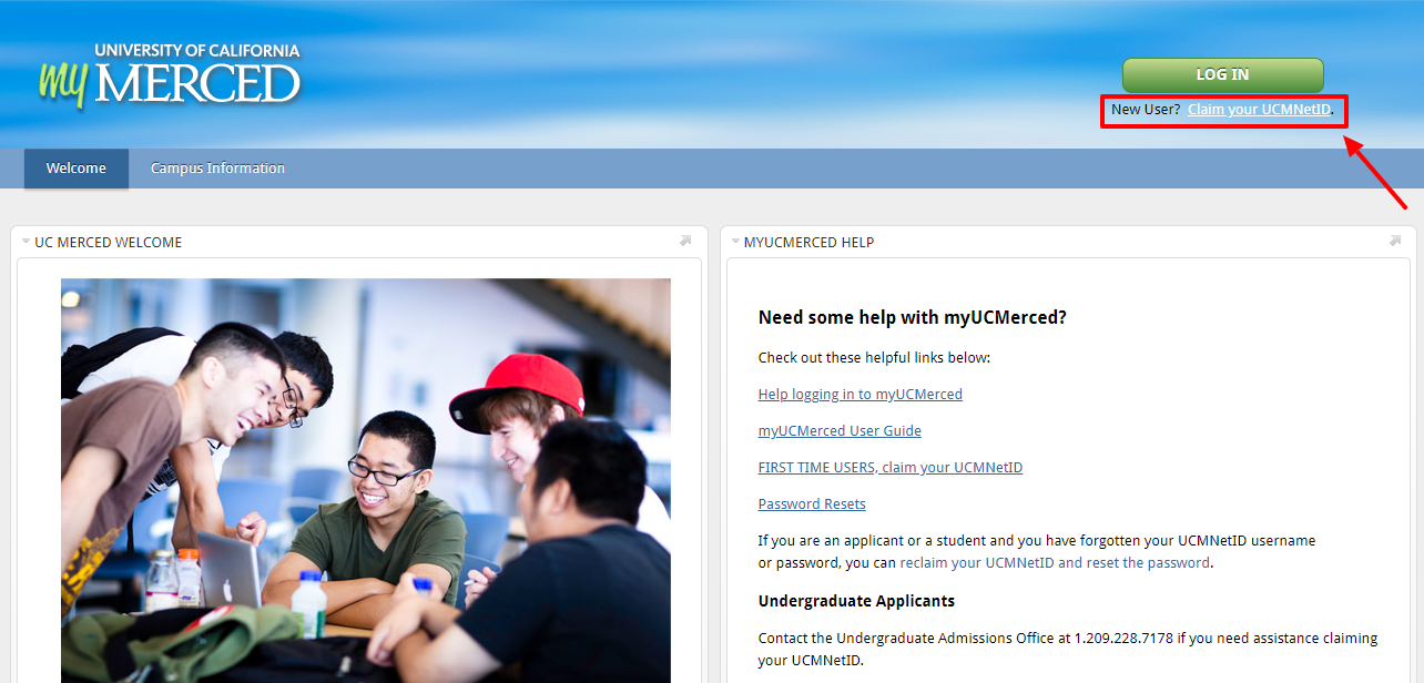Manage Your UC Merced Account