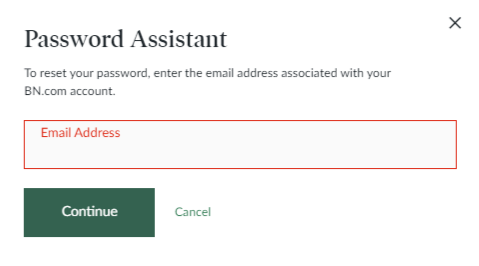 B&N login