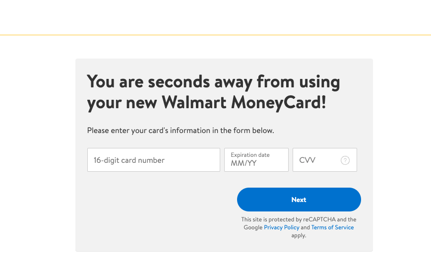 walmart moneycard register