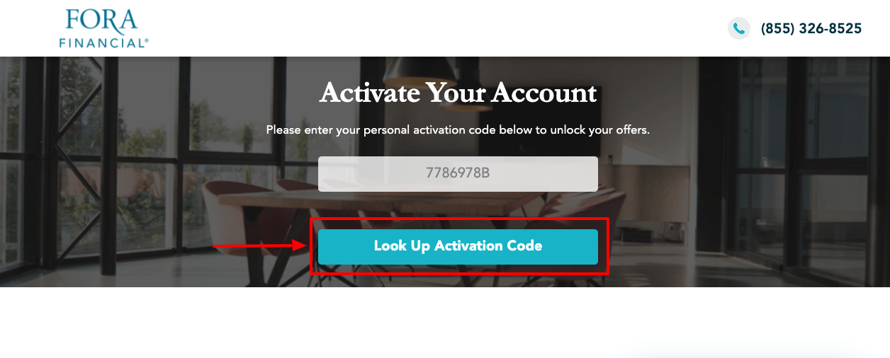 fora financial personal loan activate
